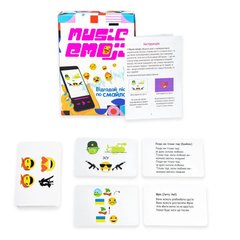 30249 Настільна гра Strateg Music Emoji розважальна українською мовою (30249)
