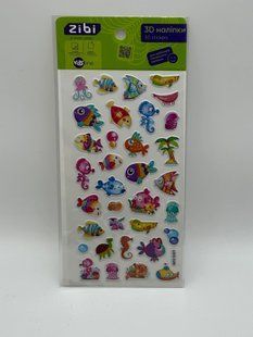 ZB.63320 3D наліпки Рифові рибки 18 см, KIDS Line
