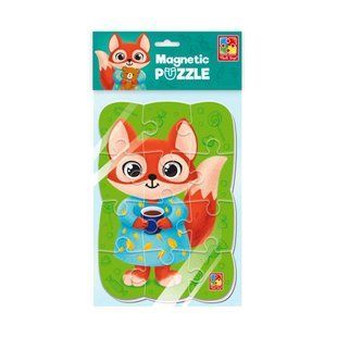 Гра розвиваюча Vladi Toys пазли м'які магнітні А5 Малюк зможе "Лисиця" VT3205-92 (укр)