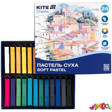 Пастель суха, 24 кольори Creative (K-201-24)