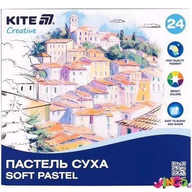 K-201-24 Пастель суха, 24 кольори Creative