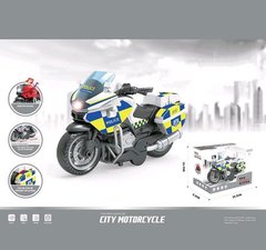 139627 Мотоцикл CLM 0781 A (96 2) “Поліція”, звук, підсвічування, в коробці