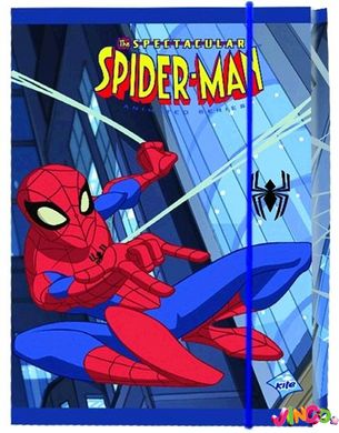 SM12-211K Папка A4 на гумці картон. Spider-Man