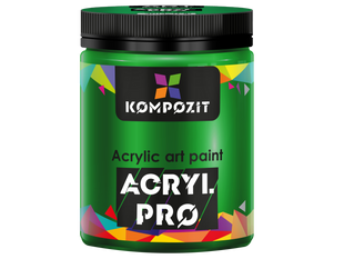 Фарба художня Acryl Pro ART Kompozit 430 мл, 339 зелений світлий, 339 зелений світлий