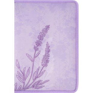 1804-37-A Папка об ємна на блискавці А4+ Lavender-2