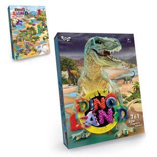 Креативна творчість DANKO TOYS Dino Land 7в1 (DL-01-01U)