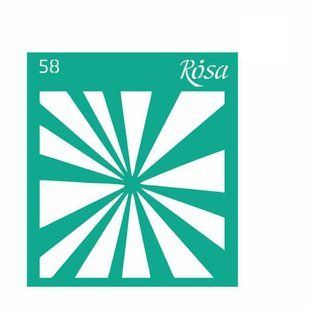 Трафарет багаторазовий самоклеючий ROSA TALENT Новий рік №58 (3625158)