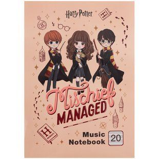 Зошит для нот Kite Harry Potter (HP26-404), A4, 20 аркушів