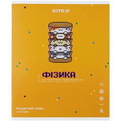 Зошит предметний Kite Pixel K21-240-15, 48 аркушів, клітинка, фізика, принт