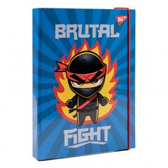 500227 Папка для тетрадей YES картонная В5 "Ninja"