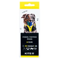 Фломастери Kite Dogs K22-446, 6 кольорів