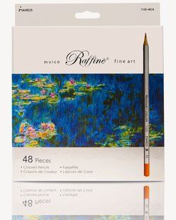 Олівці 48 кольорів шестигранні, Raffine, TM Marco, 7100-48