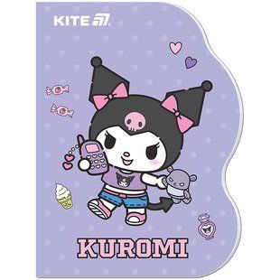 Блокнот Kite Kuromi HK25-223-2, А6, 60 аркушів, клітинка