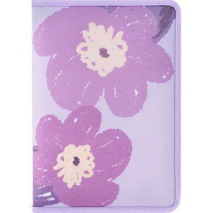 1804-38-A Папка об ємна на блискавці А4+ Lavender-3