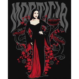 Картина за номерами SANTI Wednesday. Morticia Addams, 40 50 см. 954423