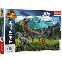 16441 Пазли - (100 елм.) - "Динозаври" Світ динозаврів Trefl