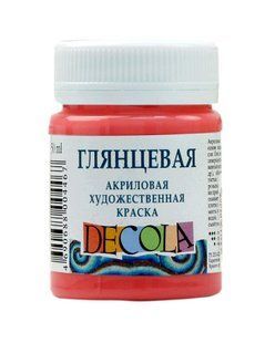 352001 Фарба акрилова часом коралова, глянець., 50мл ЗХК