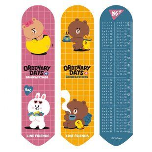Закладка 2D, Line Friends Brown (708137)