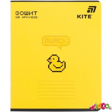 Зошит шкільний Kite One color K26-237-1, 18 аркушів, лінія
