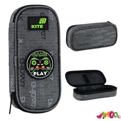74478 Пенал Kite 662 Good Game, сірий