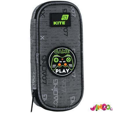 74478 Пенал Kite 662 Good Game, сірий