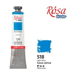 326518 Фарба олійна, Синя світла, 60мл, ROSA Studio