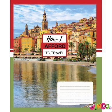 Зошит для записів А5 96 лінія YES Travel.