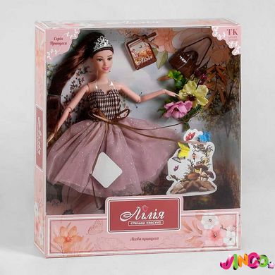 Лялька Лілія ТК - 13325 (48/2) "TK Group", "Лісова принцеса", аксесуари, в коробці